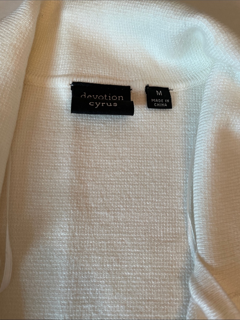 Cyrus Devotion White Women’s Cardigan Sweater - Picture 2 of 12